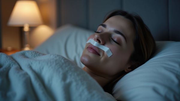 Améliorez votre sommeil avec le mouth taping pour une respiration optimale